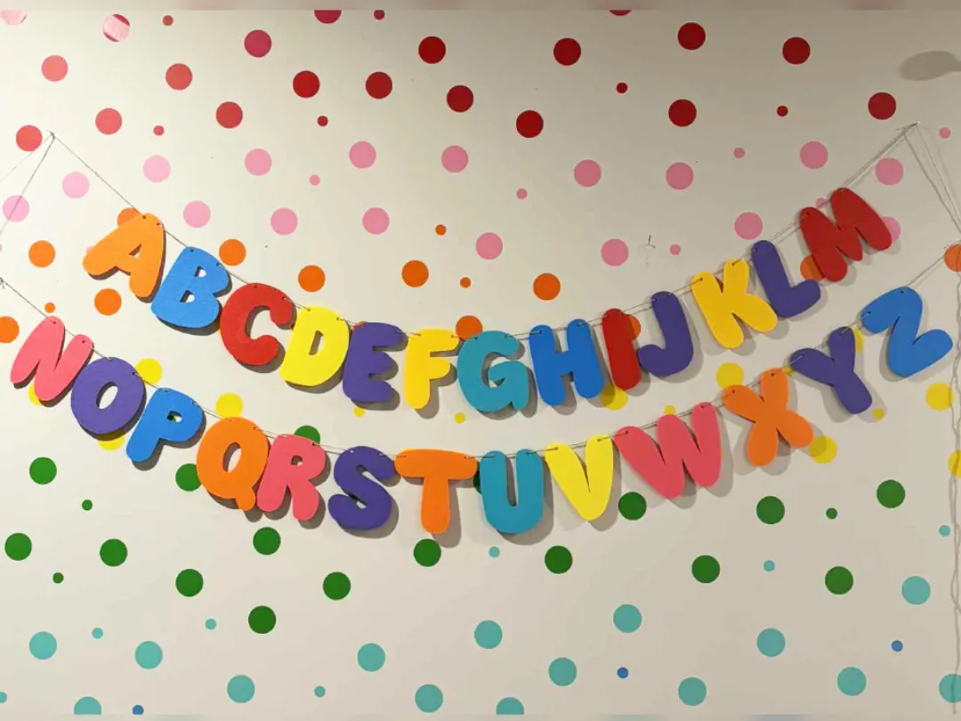 Letras grandes DIY para guirnaldas · foto 3 de 3