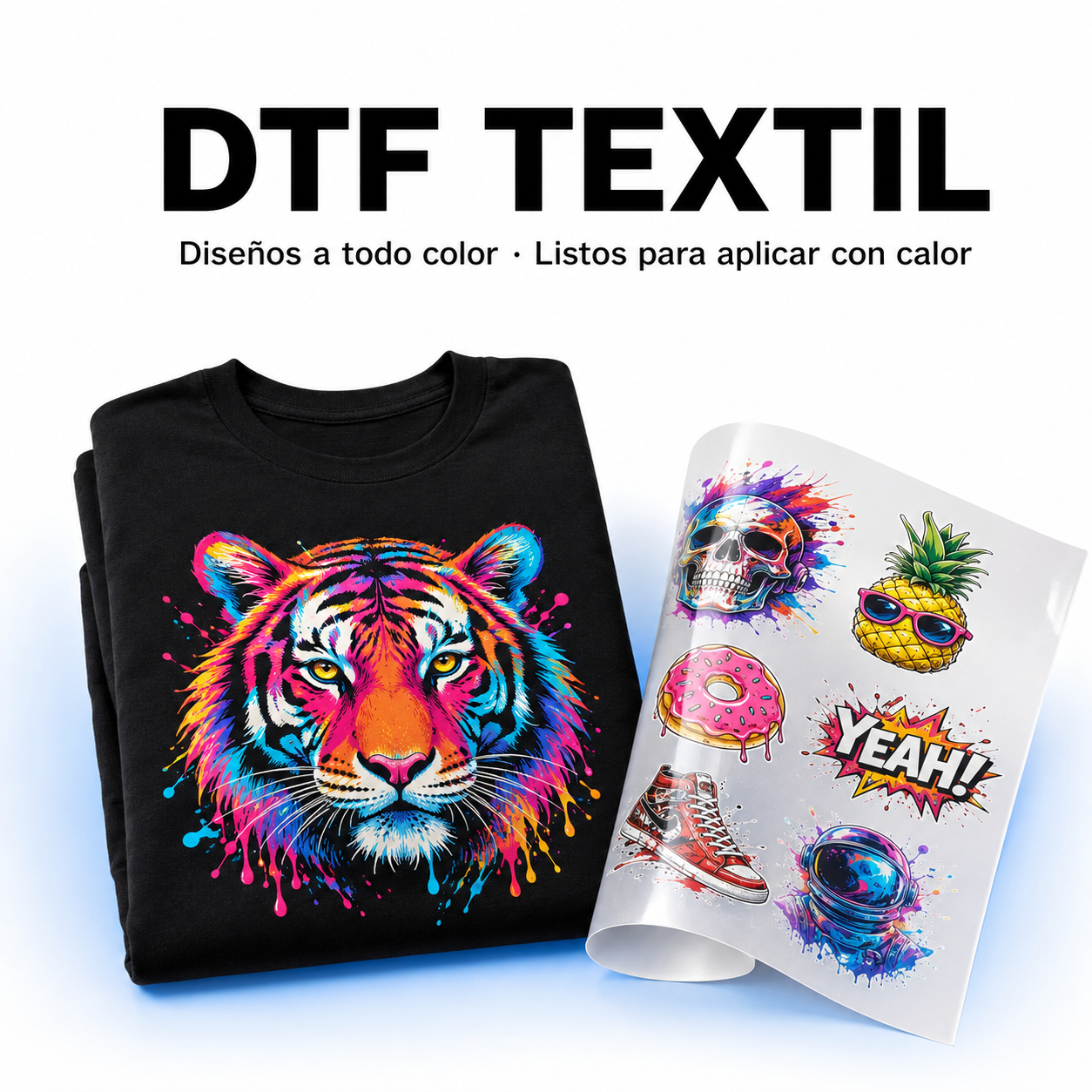DTF Textil 100 × 57 cm · foto 1 de 2